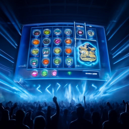 7j777 Reactoonz puzzle style grid